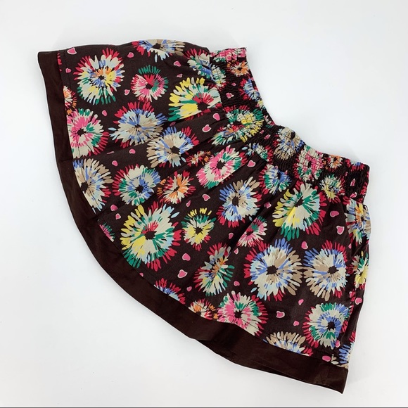 2/$20 Old Navy Girl's Cotton Floral Skirt with Lining and Elastic Waist, Small - Picture 2 of 11